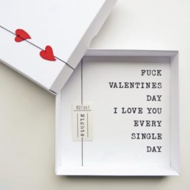 Anti Valentinstag: Mit der FUCK VALENTINESDAY BOX auf das Wichtige konzentrieren